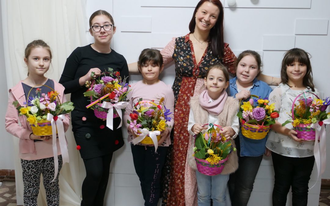 Atelier de creație florală pentru copii – Ediția de Martie
